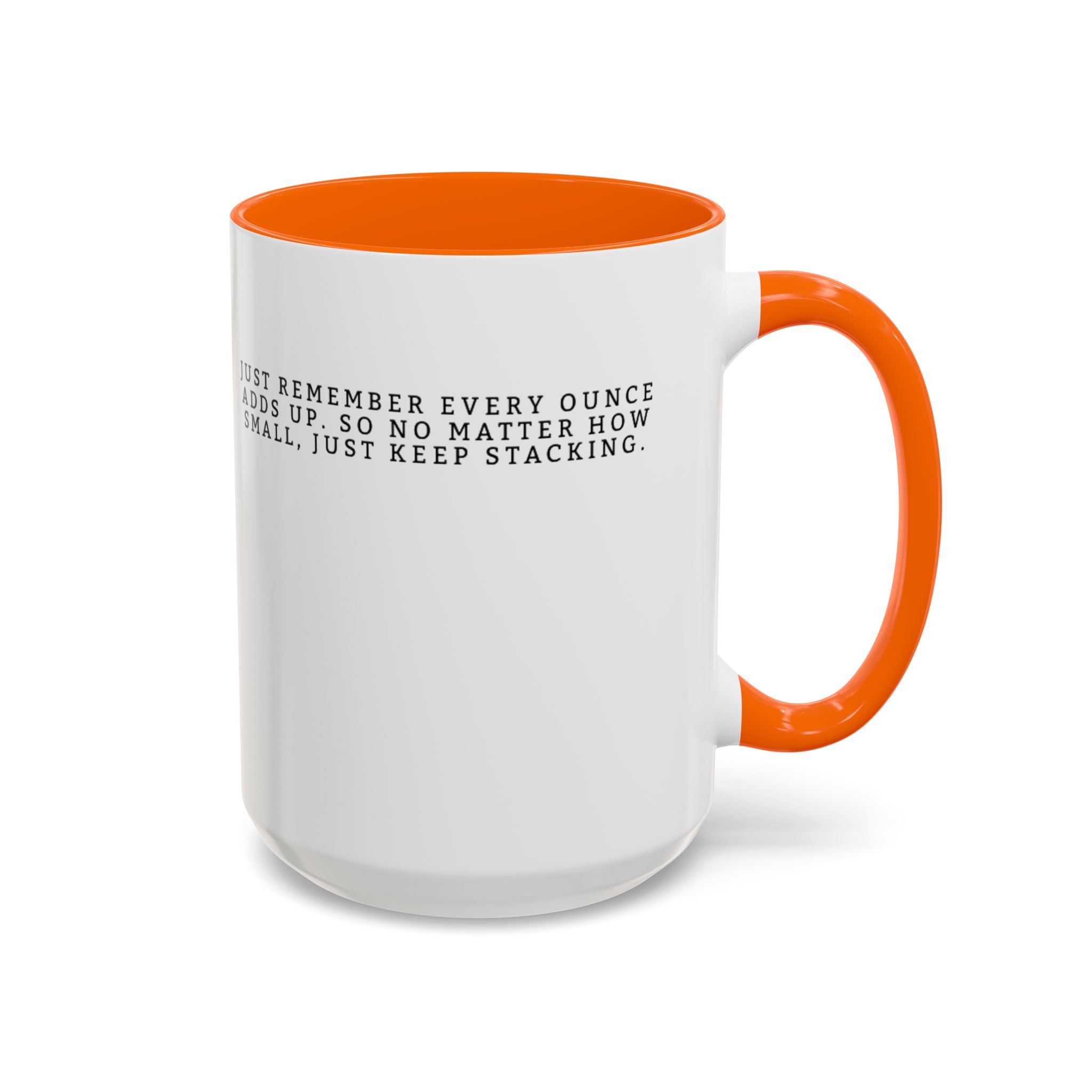 Stacking Wealth Coffee Mug — “Every Ounce Adds Up” Accent Mug