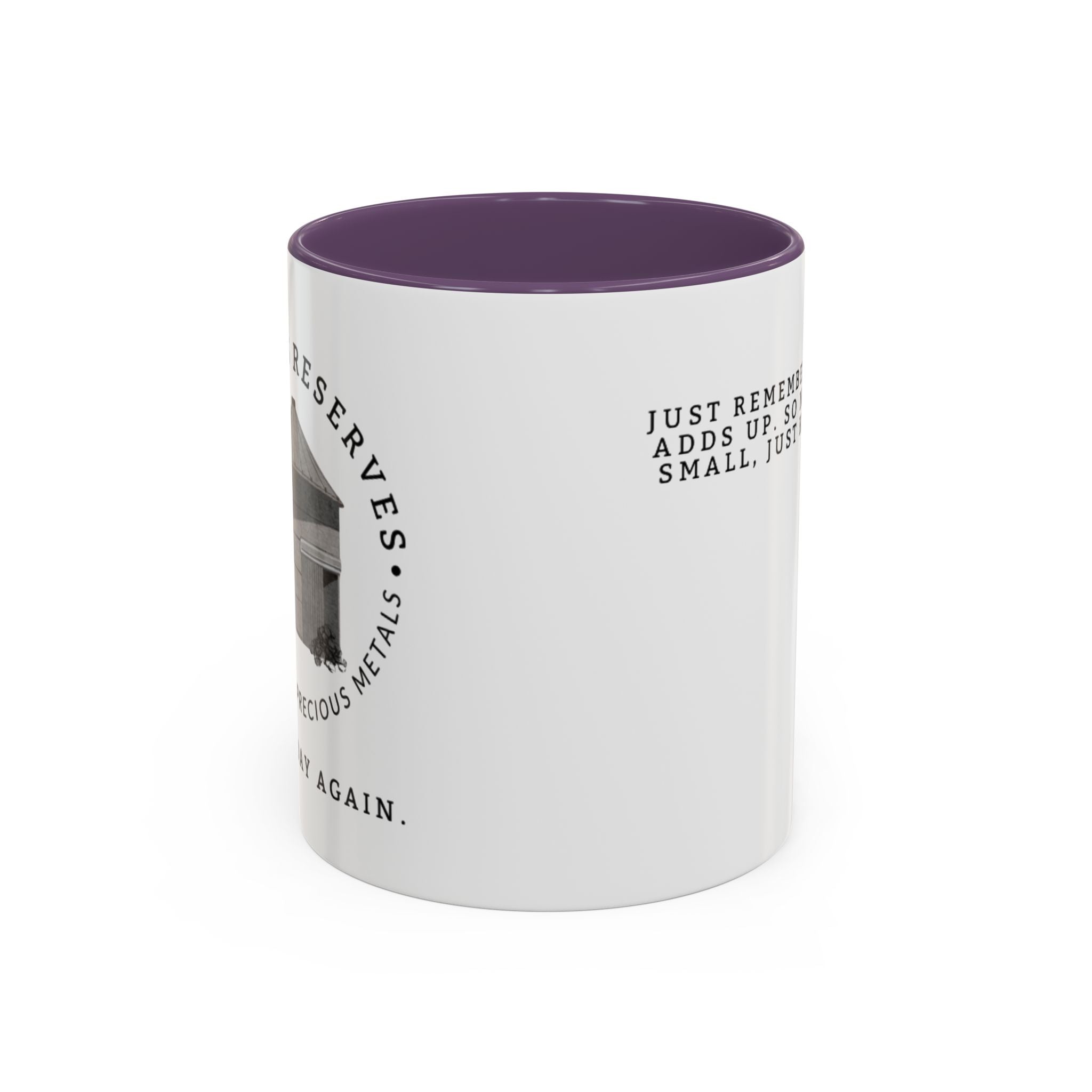 Stacking Wealth Coffee Mug — “Every Ounce Adds Up” Accent Mug