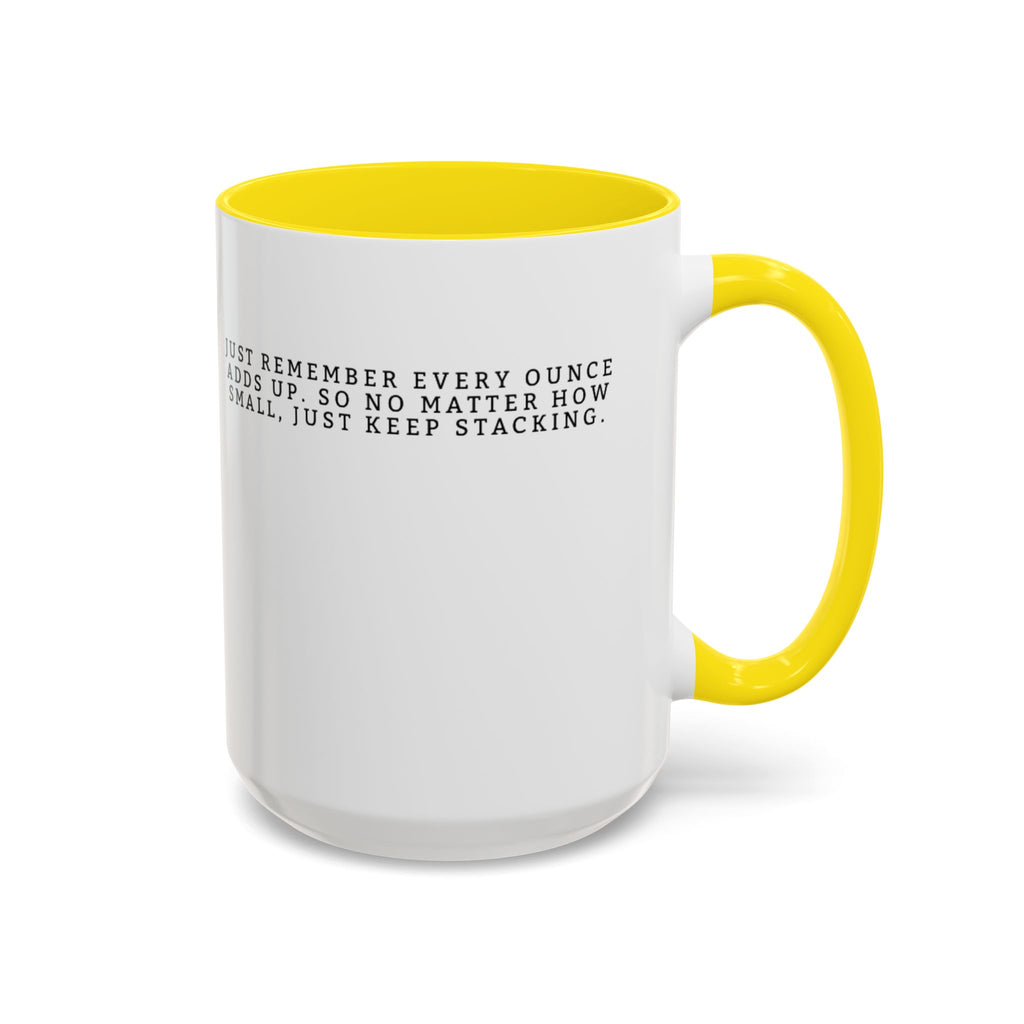 Stacking Wealth Coffee Mug — “Every Ounce Adds Up” Accent Mug