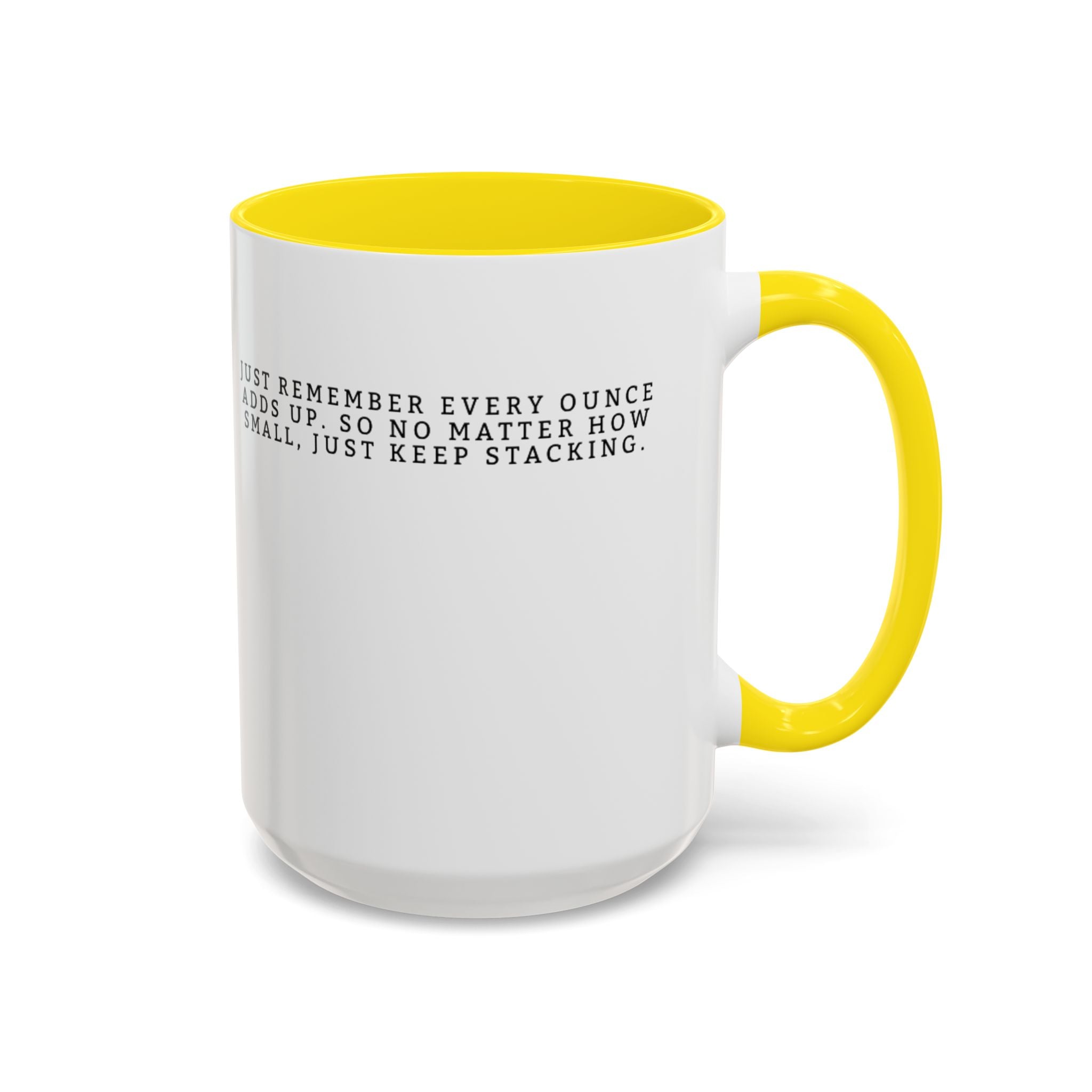 Stacking Wealth Coffee Mug — “Every Ounce Adds Up” Accent Mug