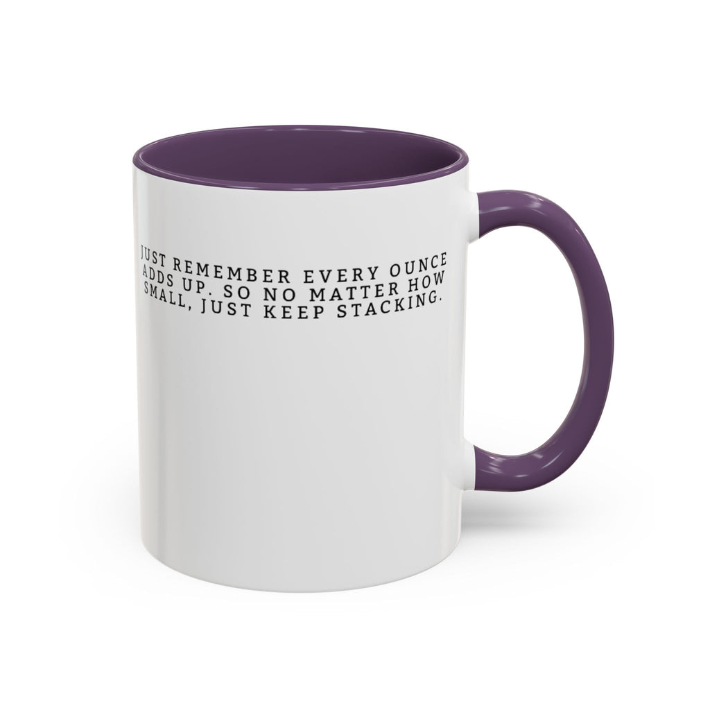 Stacking Wealth Coffee Mug — “Every Ounce Adds Up” Accent Mug