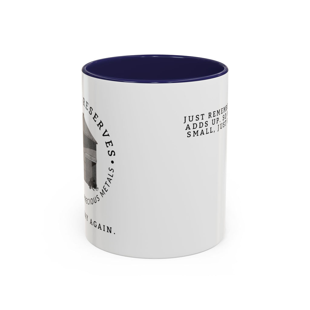 Stacking Wealth Coffee Mug — “Every Ounce Adds Up” Accent Mug