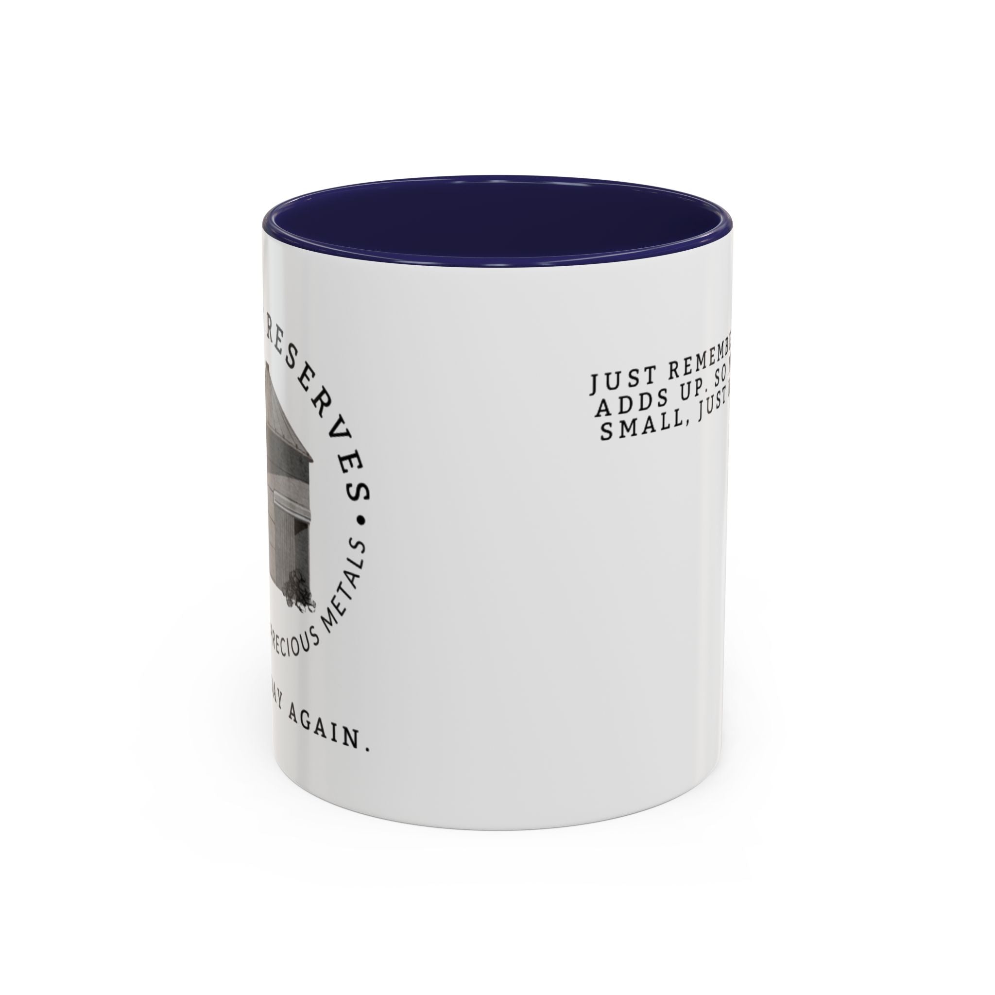 Stacking Wealth Coffee Mug — “Every Ounce Adds Up” Accent Mug