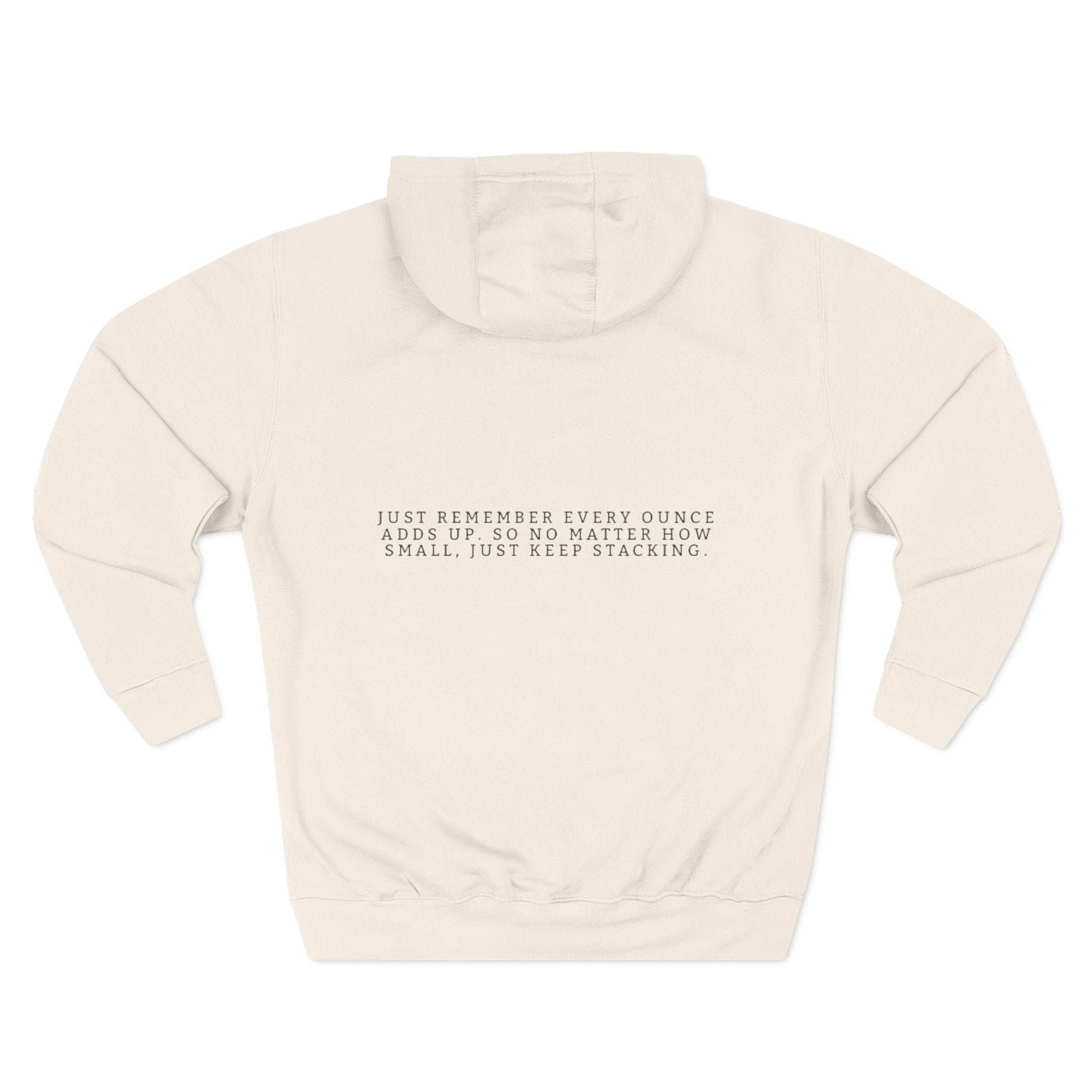 'Just Keep Stacking' Fleece Hoodie