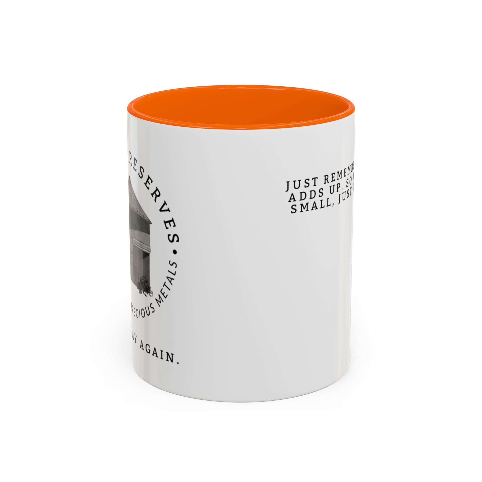 Stacking Wealth Coffee Mug — “Every Ounce Adds Up” Accent Mug