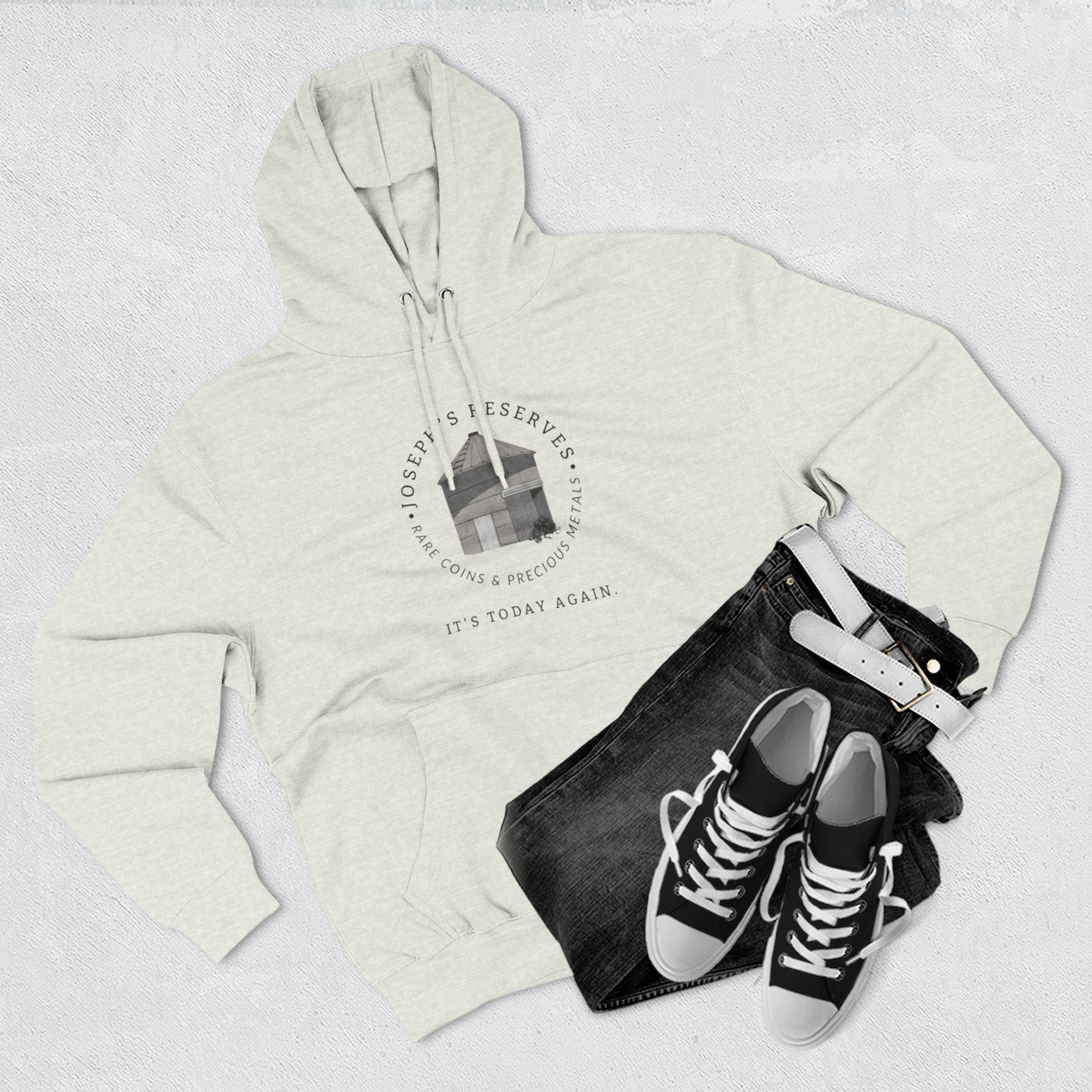 'Just Keep Stacking' Fleece Hoodie
