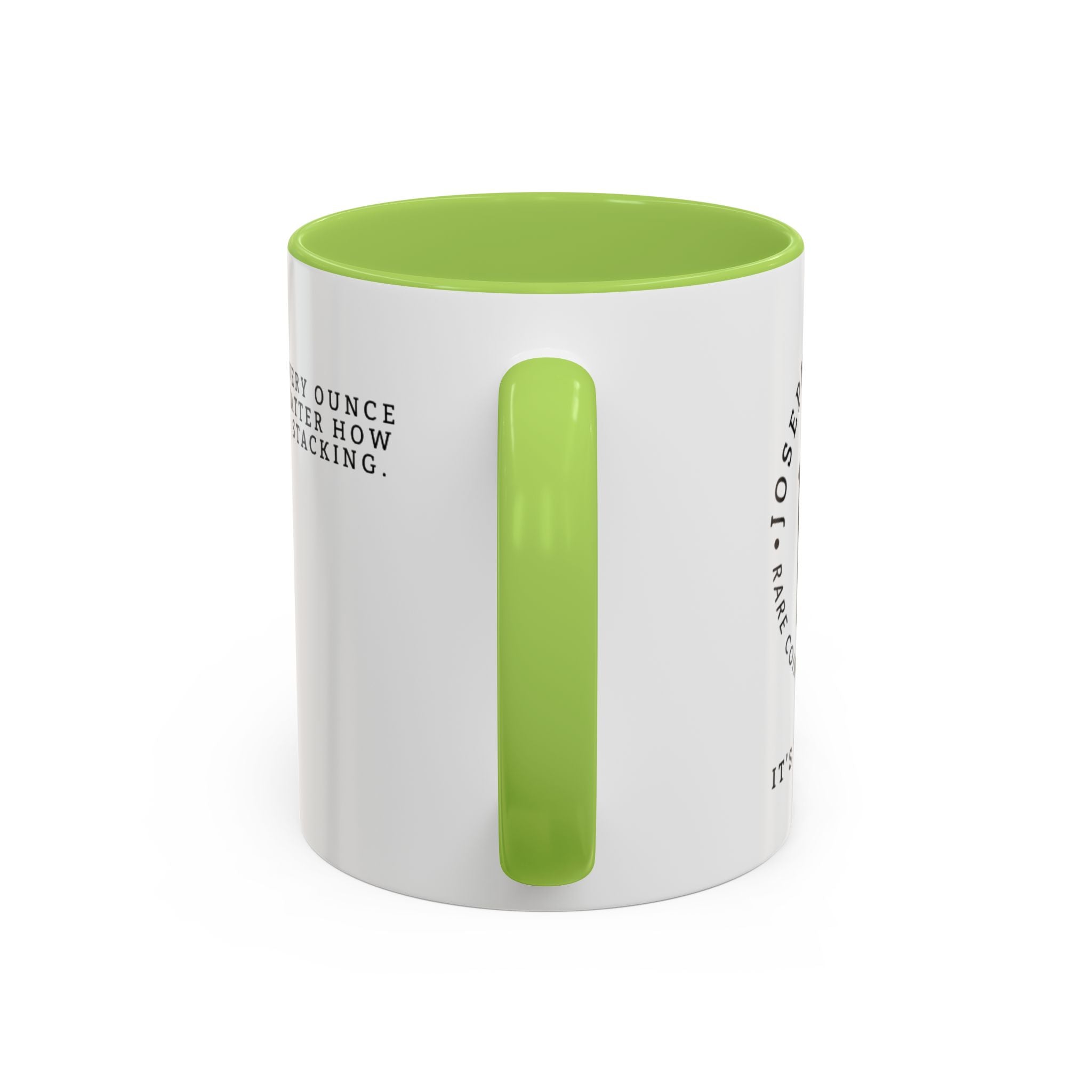 Stacking Wealth Coffee Mug — “Every Ounce Adds Up” Accent Mug