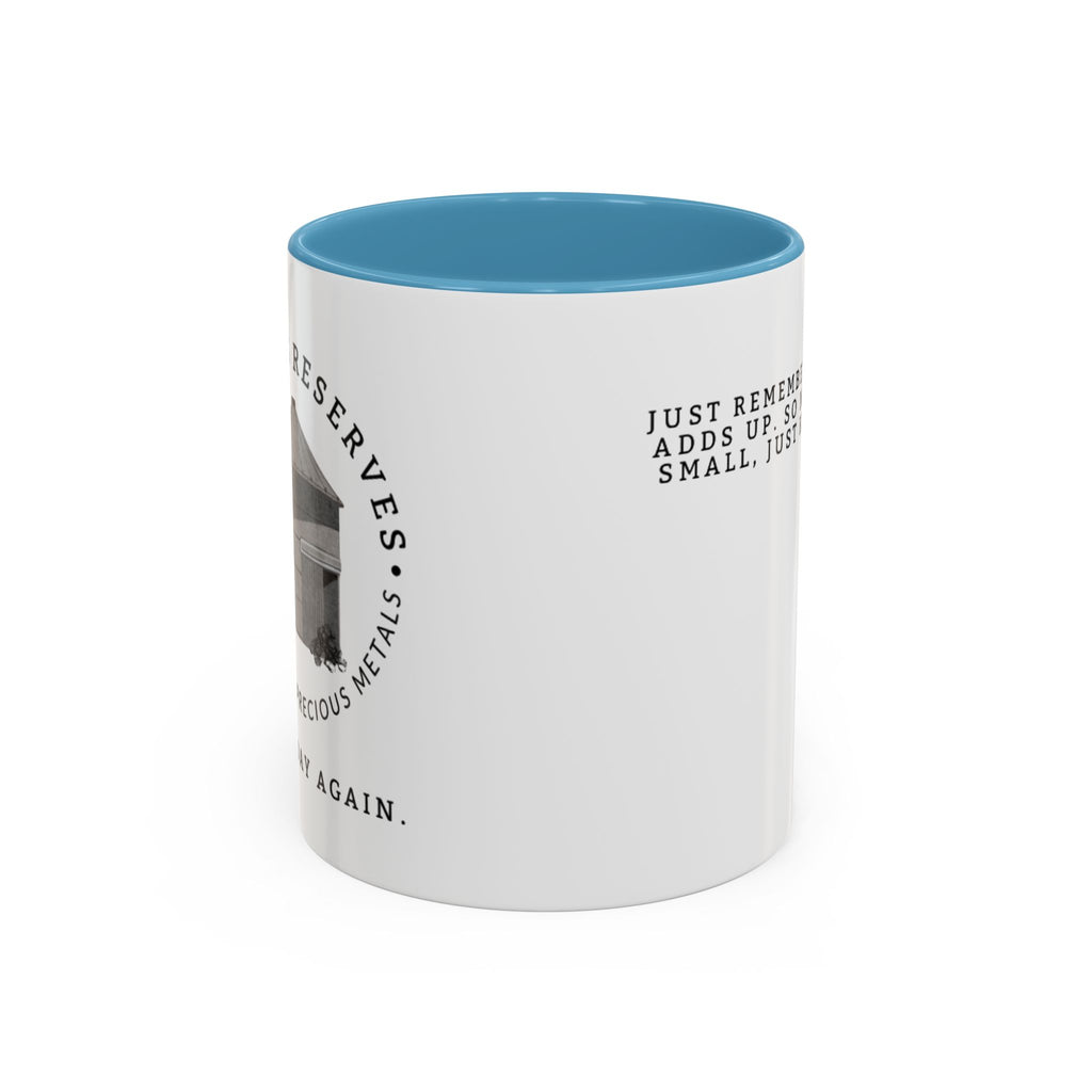 Stacking Wealth Coffee Mug — “Every Ounce Adds Up” Accent Mug