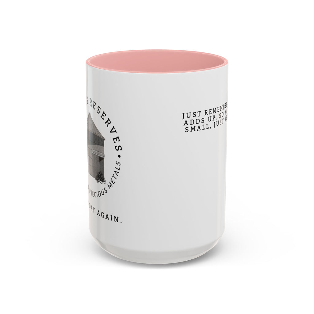 Stacking Wealth Coffee Mug — “Every Ounce Adds Up” Accent Mug