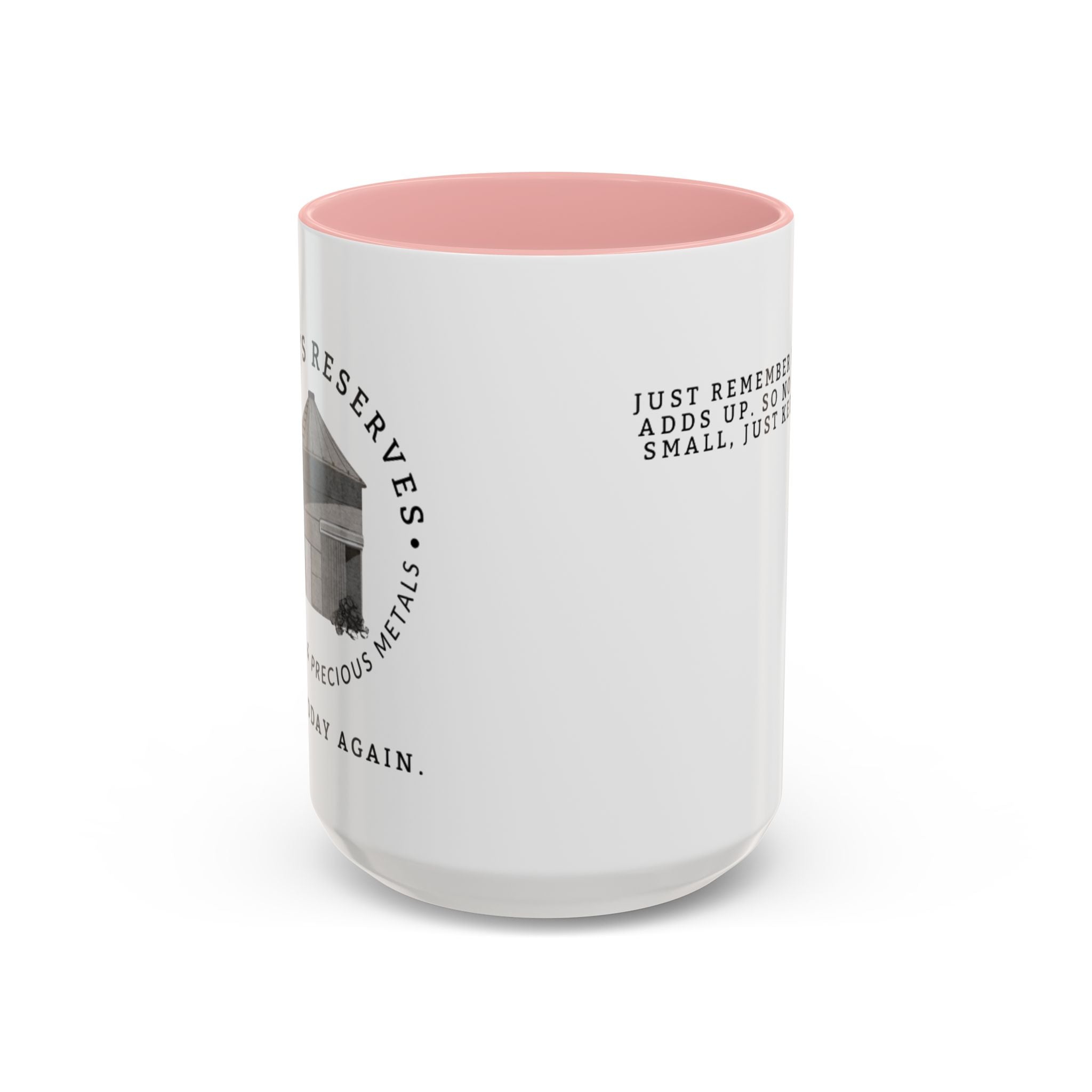 Stacking Wealth Coffee Mug — “Every Ounce Adds Up” Accent Mug