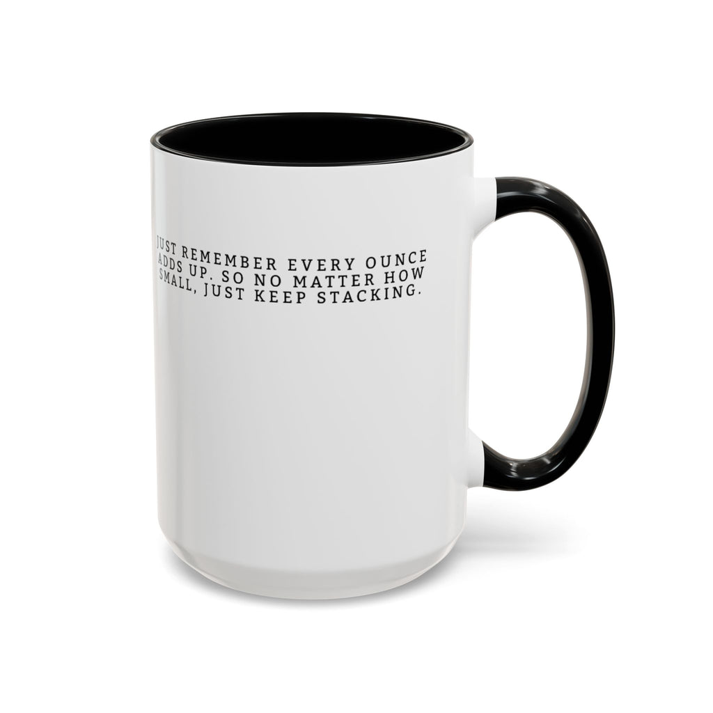 Stacking Wealth Coffee Mug — “Every Ounce Adds Up” Accent Mug