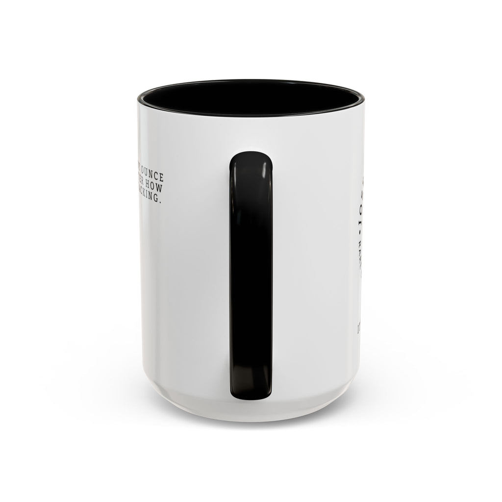 Stacking Wealth Coffee Mug — “Every Ounce Adds Up” Accent Mug