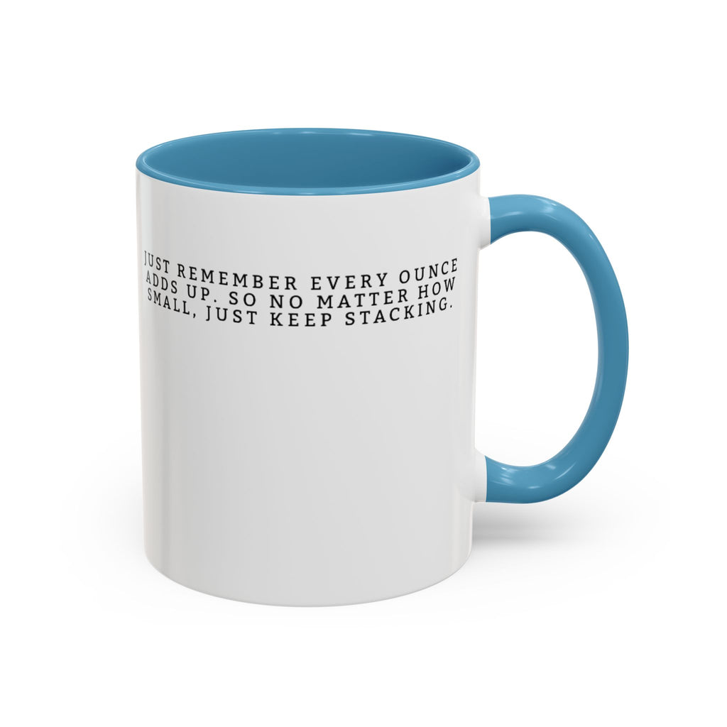 Stacking Wealth Coffee Mug — “Every Ounce Adds Up” Accent Mug