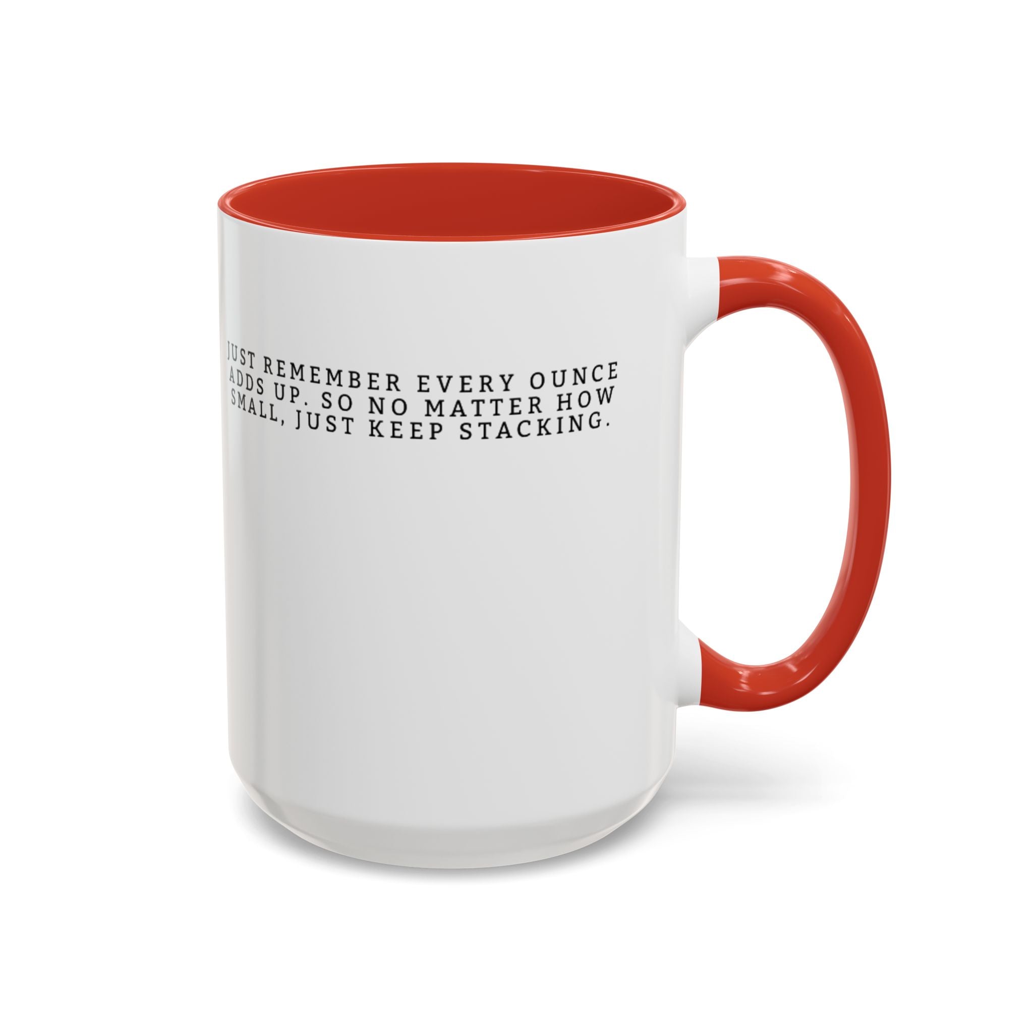 Stacking Wealth Coffee Mug — “Every Ounce Adds Up” Accent Mug