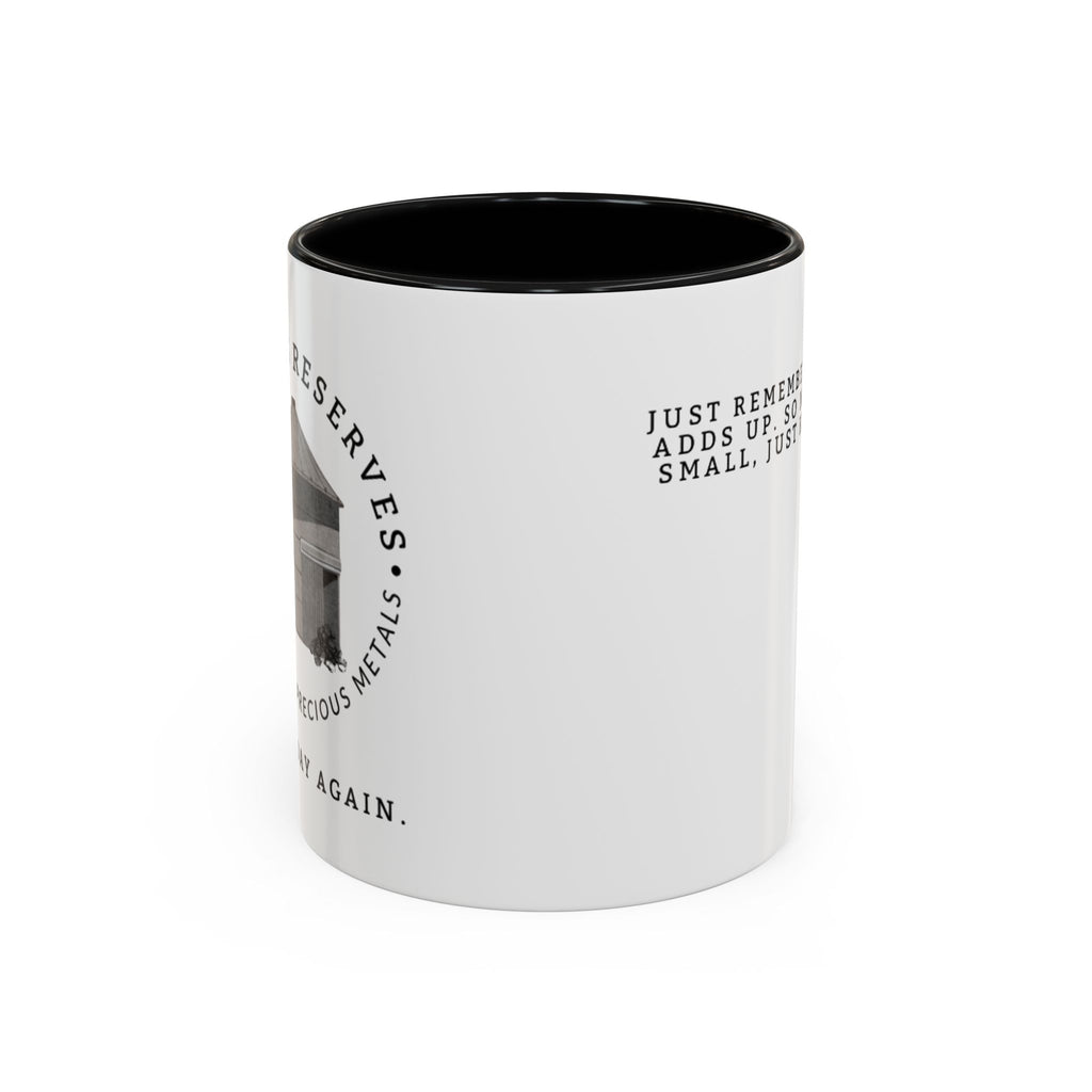 Stacking Wealth Coffee Mug — “Every Ounce Adds Up” Accent Mug