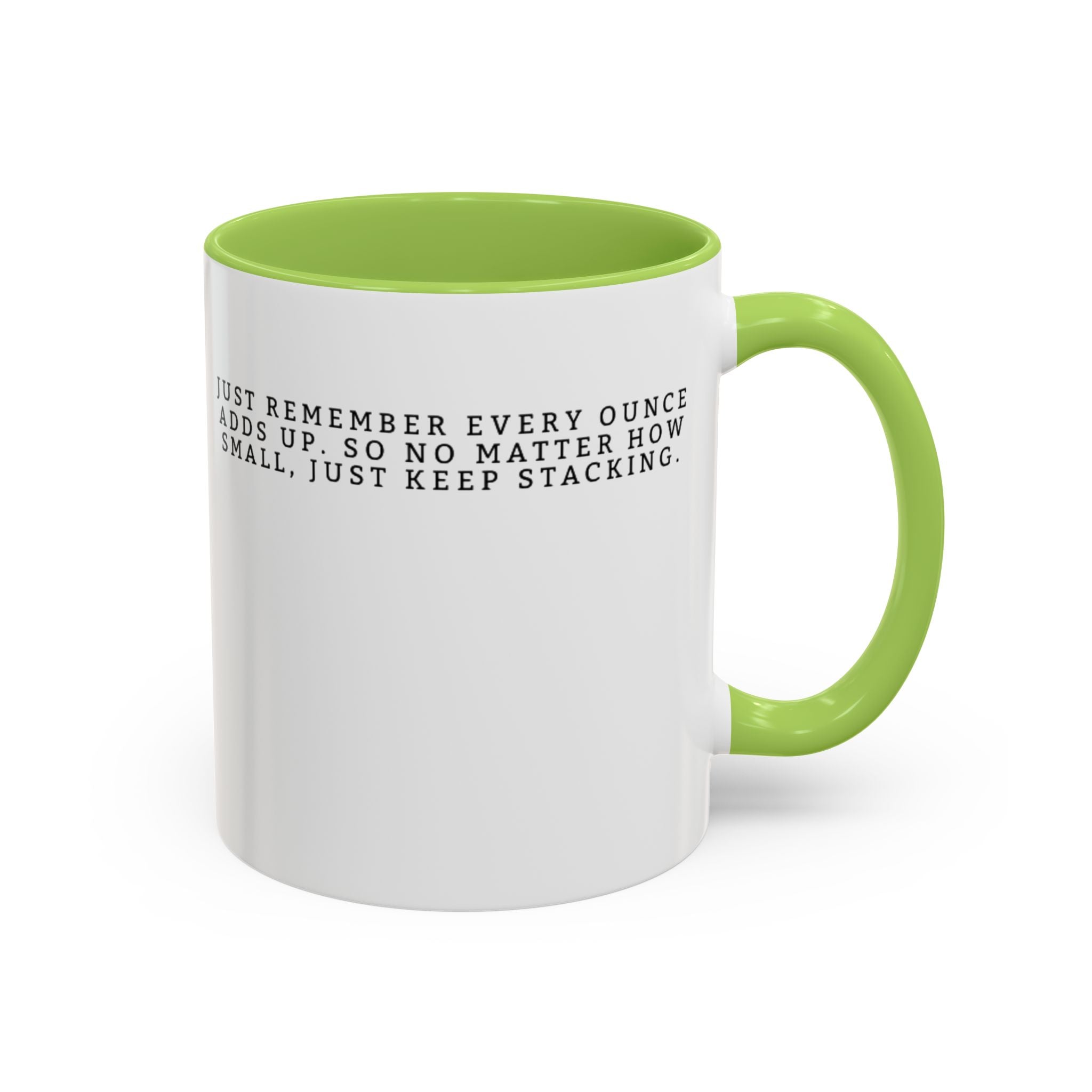 Stacking Wealth Coffee Mug — “Every Ounce Adds Up” Accent Mug