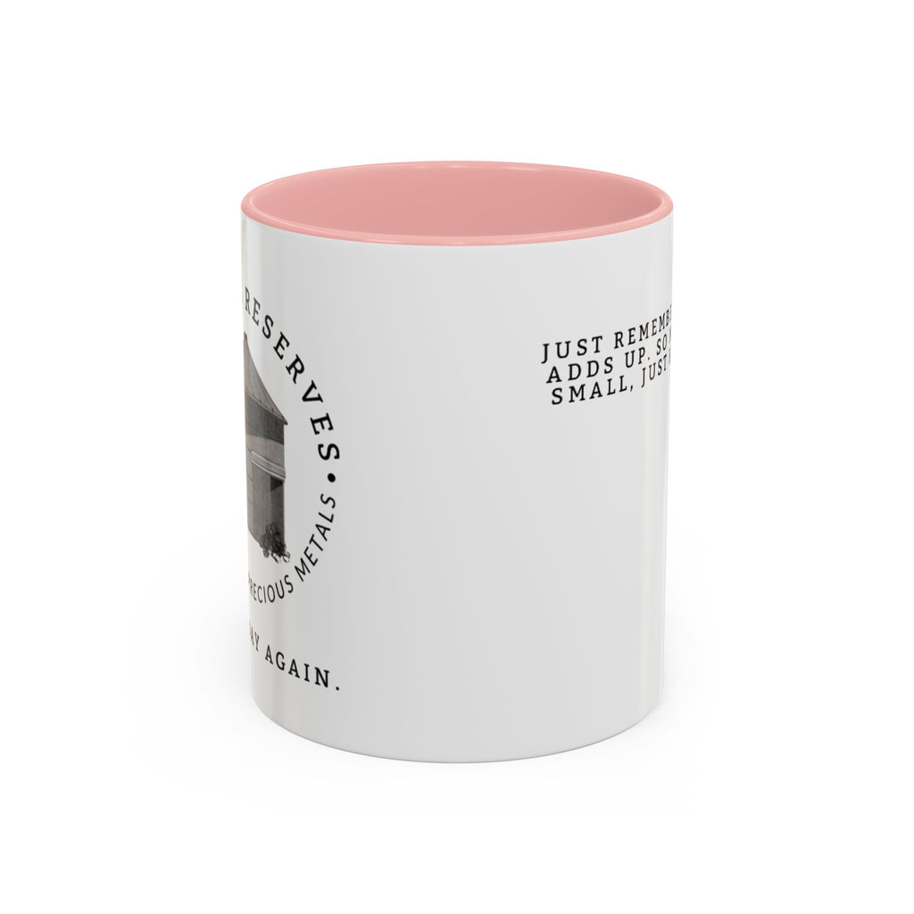 Stacking Wealth Coffee Mug — “Every Ounce Adds Up” Accent Mug
