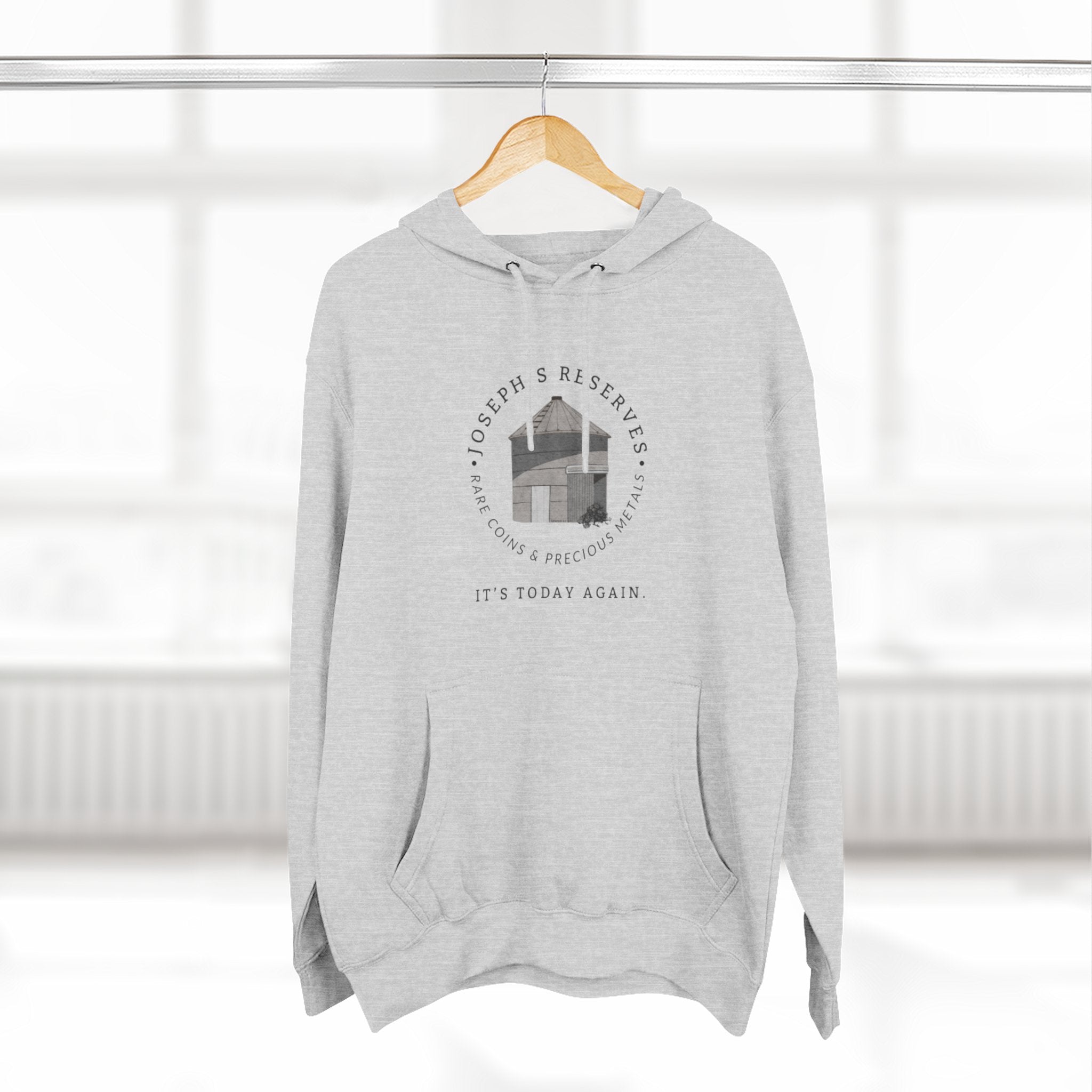 'Just Keep Stacking' Fleece Hoodie
