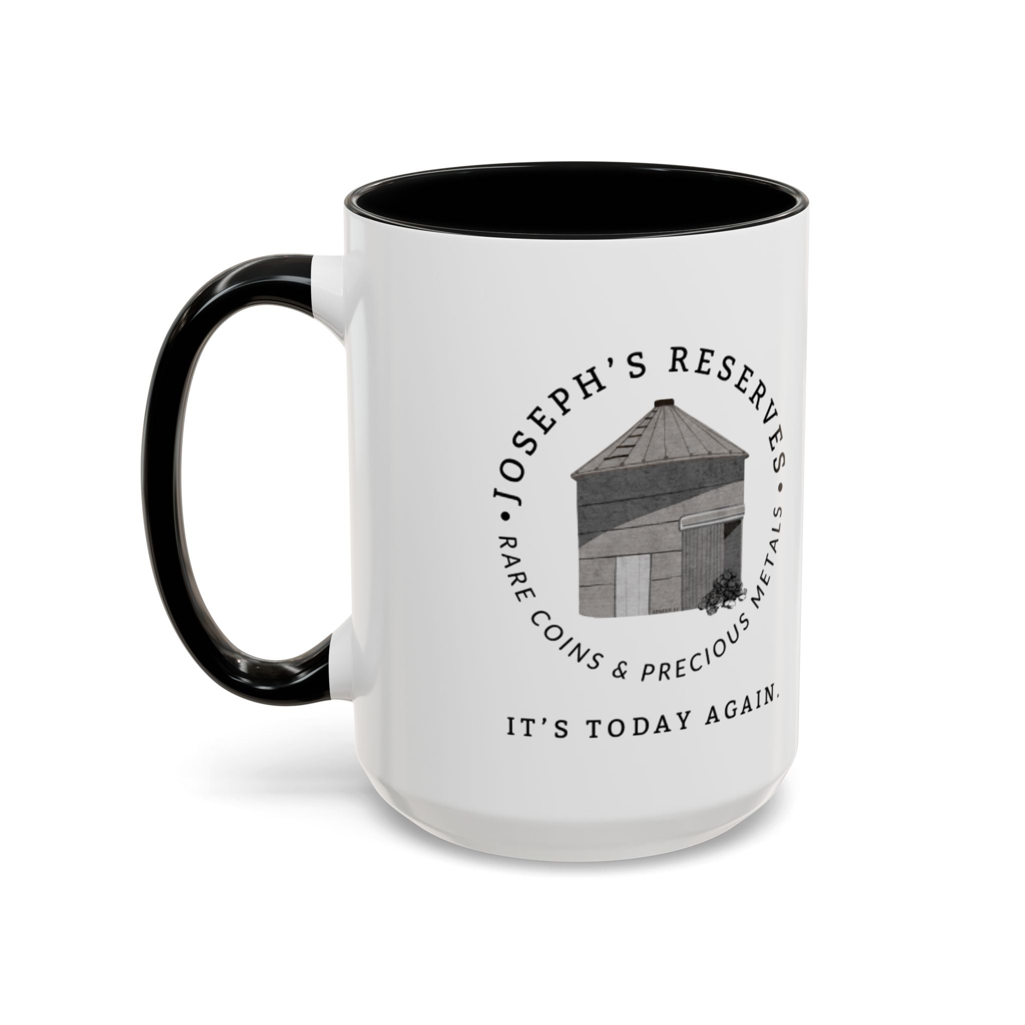 Stacking Wealth Coffee Mug — “Every Ounce Adds Up” Accent Mug