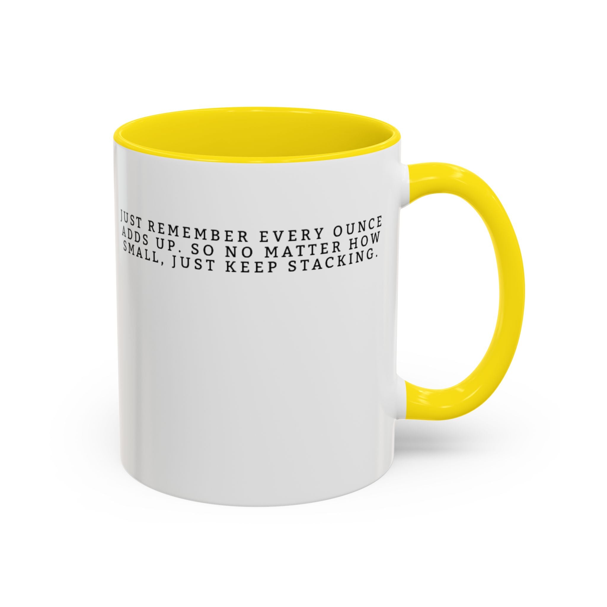 Stacking Wealth Coffee Mug — “Every Ounce Adds Up” Accent Mug