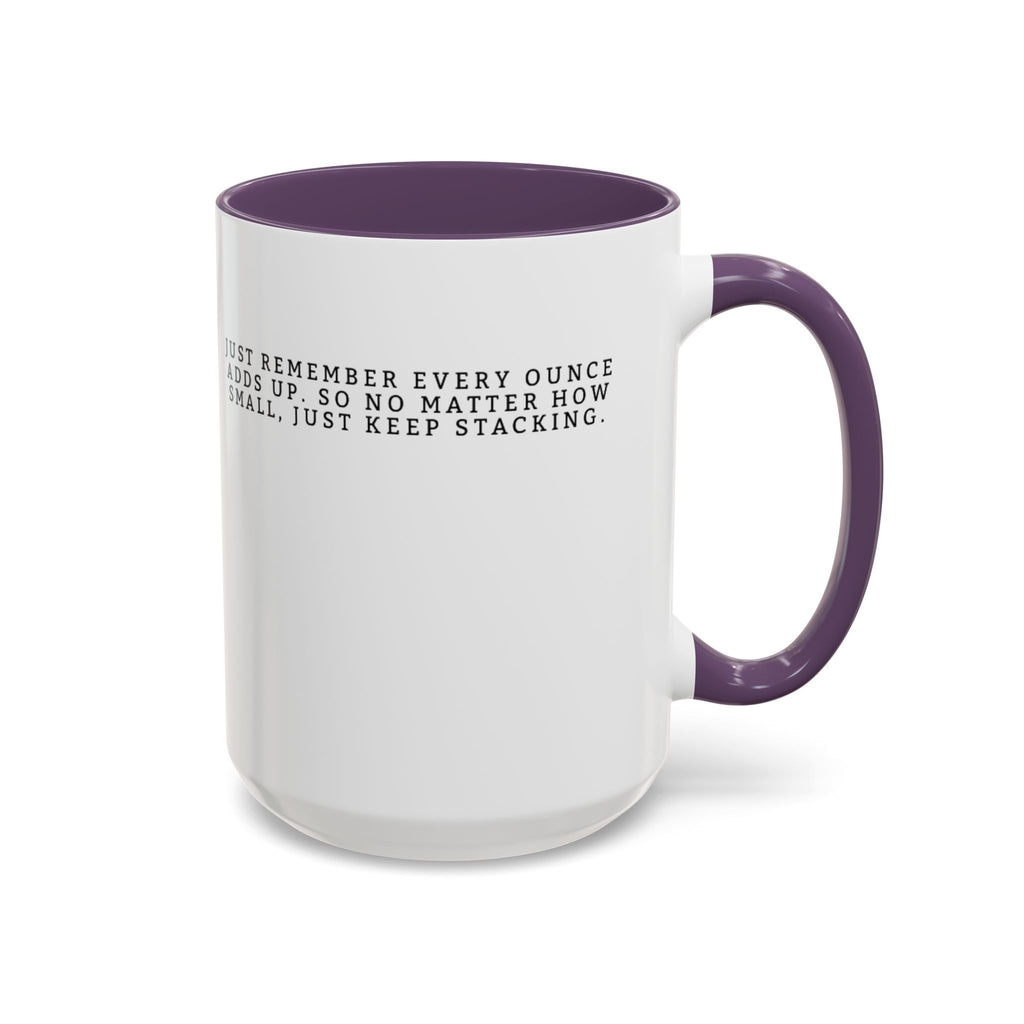 Stacking Wealth Coffee Mug — “Every Ounce Adds Up” Accent Mug