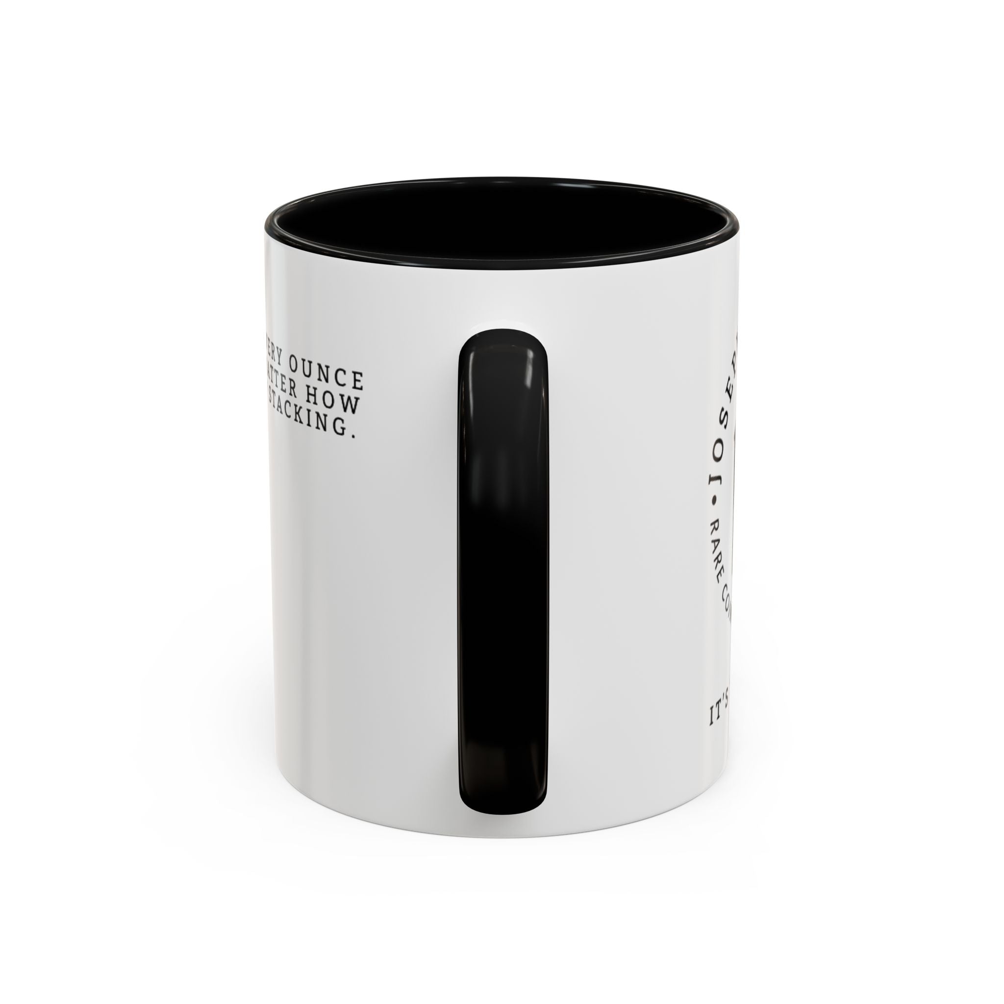 Stacking Wealth Coffee Mug — “Every Ounce Adds Up” Accent Mug